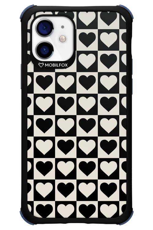 Checkered Heart - Apple iPhone 12