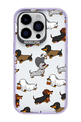 Scary Dachshund (Transparent) - Apple iPhone 14 Pro