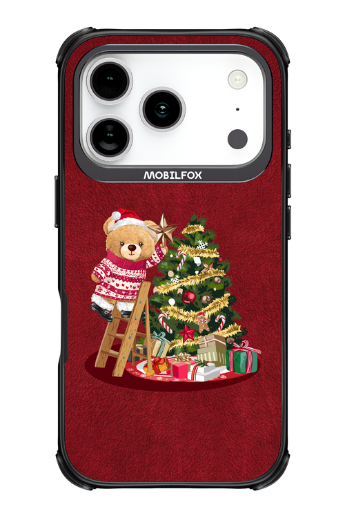 Christmas Bear (Burgundy) - Apple iPhone 17 Pro