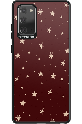 Burgundy Stars - Samsung Galaxy Note 20