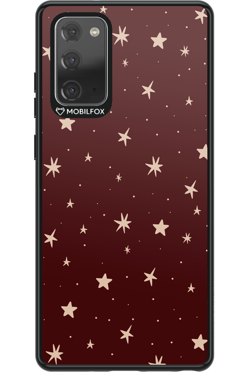 Burgundy Stars - Samsung Galaxy Note 20
