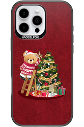 Christmas Bear (Burgundy) - Apple iPhone 16 Pro Max