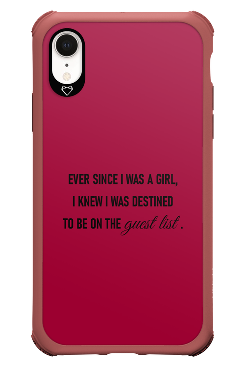 Guest List - Apple iPhone XR