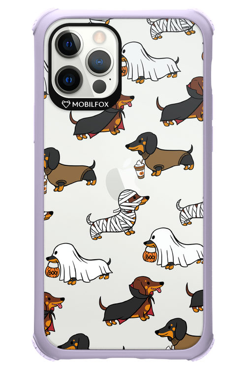Scary Dachshund (Transparent) - Apple iPhone 12 Pro