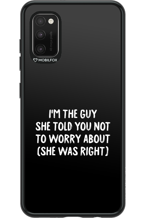 She was right - Samsung Galaxy A41
