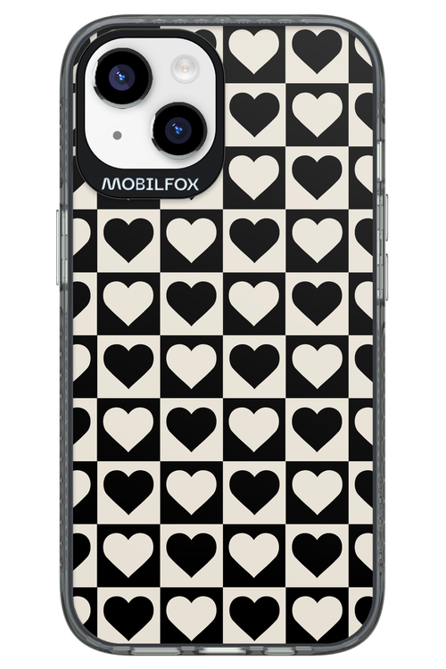 Checkered Heart - Apple iPhone 14