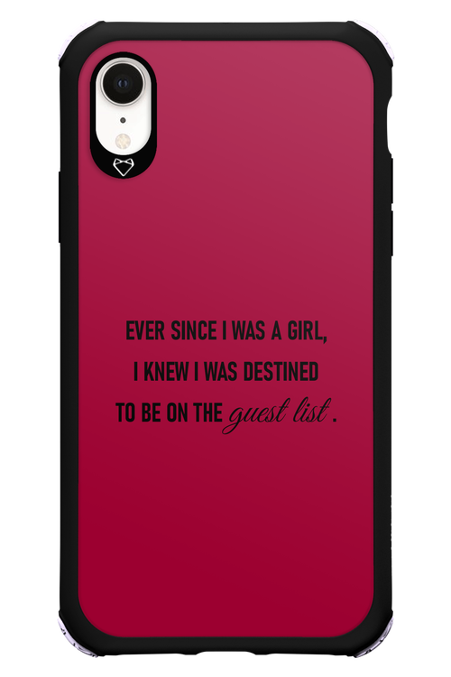 Guest List - Apple iPhone XR