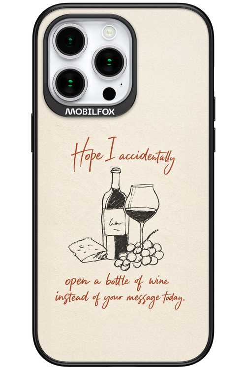 Bottle of wine 2.0 - Apple iPhone 15 Pro Max