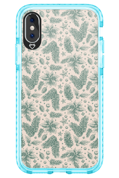 Green Christmas - Apple iPhone XS