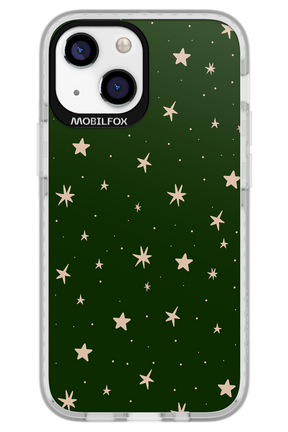 Forest Green Stars - Apple iPhone 13 Mini