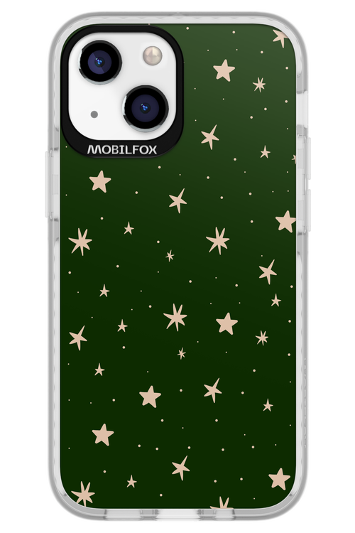 Forest Green Stars - Apple iPhone 13 Mini