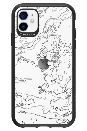 Contour Map - Apple iPhone 11