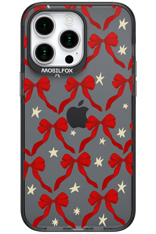 Bow & Stars (Transparent) - Apple iPhone 15 Pro Max