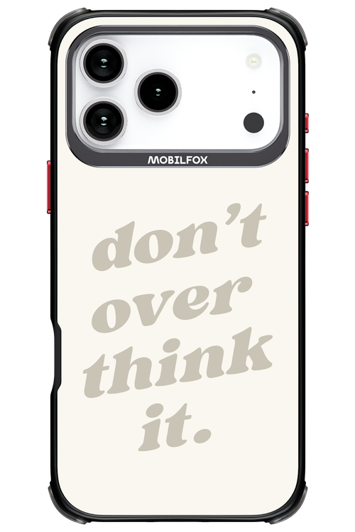 No OverThink - Apple iPhone 17 Pro Max