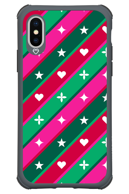 Christmas Stripes - Apple iPhone XS