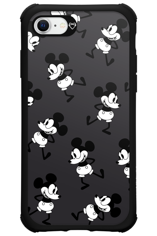 Iconic Mouse (antracite pattern) - Apple iPhone SE 2022