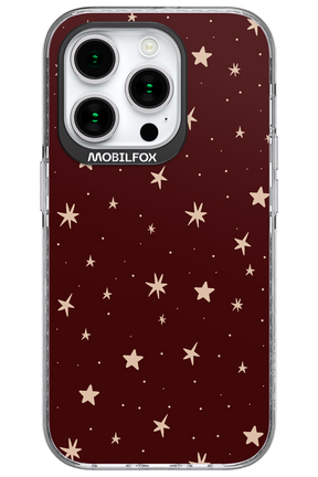 Burgundy Stars - Apple iPhone 15 Pro