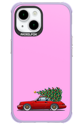 XMAS Car Pink - Apple iPhone 15