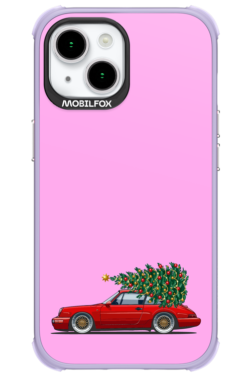 XMAS Car Pink - Apple iPhone 15