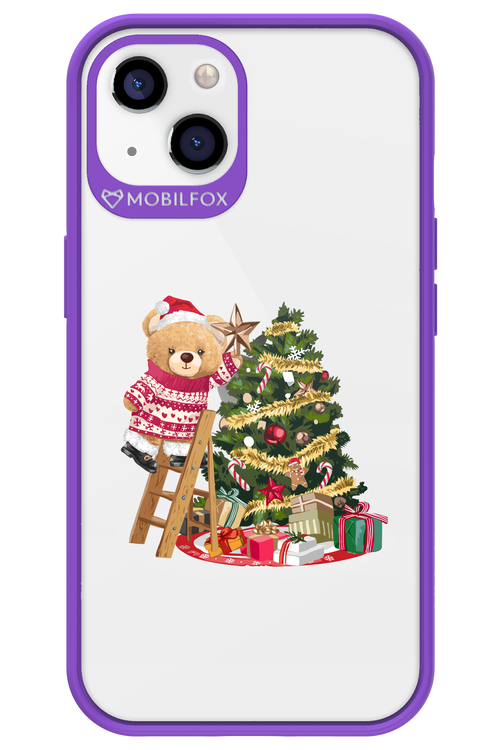 Christmas Bear (Transparent) - Apple iPhone 13