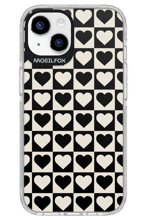 Checkered Heart - Apple iPhone 14