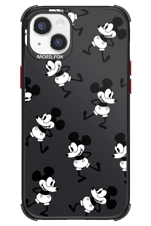 Iconic Mouse (antracite pattern) - Apple iPhone 14 Plus