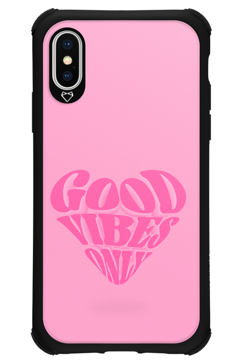 Good Vibes Heart - Apple iPhone X