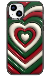 XMAS Hearts - Apple iPhone 15 Plus