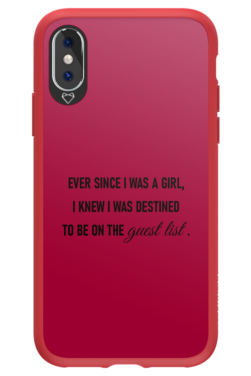 Guest List - Apple iPhone X