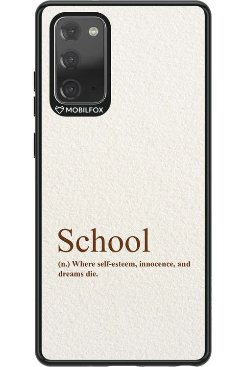 Schooool - Samsung Galaxy Note 20
