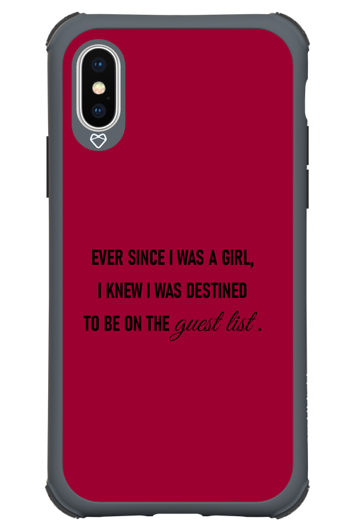 Guest List - Apple iPhone XS