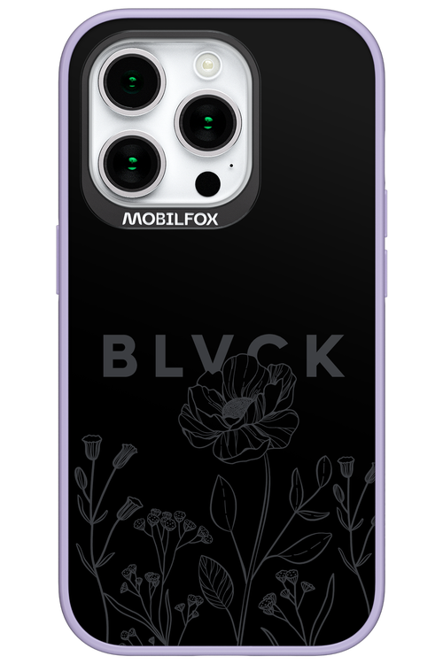 Black Flowers - Apple iPhone 15 Pro