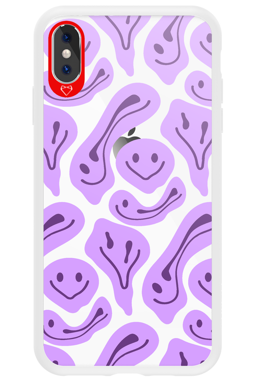 Fluid Smiley Purple - Apple iPhone XS Max