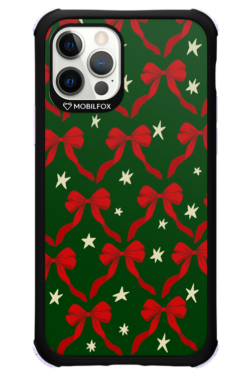 Bow & Stars (Green) - Apple iPhone 12 Pro