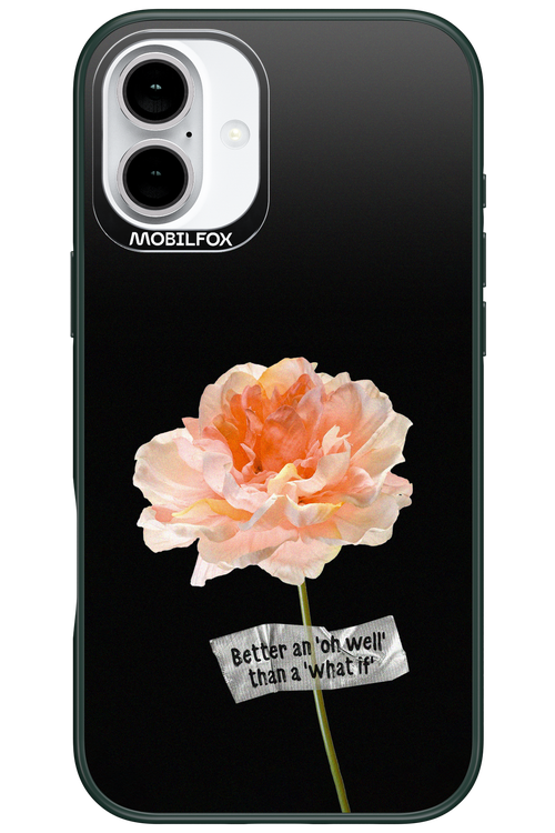 Flower Black - Apple iPhone 16 Plus