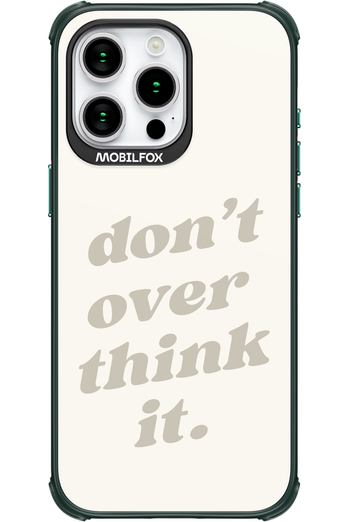 No OverThink - Apple iPhone 15 Pro Max
