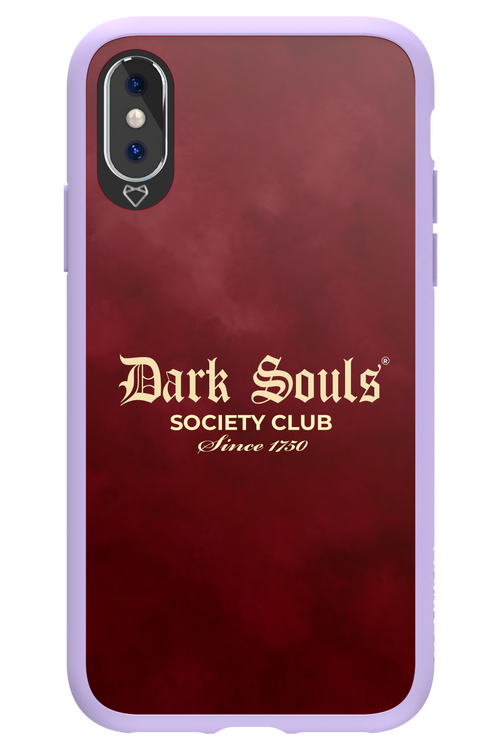 Dark Souls (Burgundy) - Apple iPhone XS