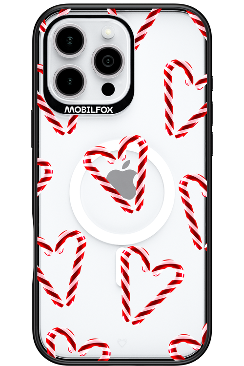 Candy Cane Hearts - Apple iPhone 16 Pro Max