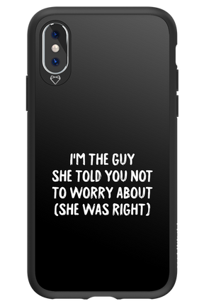 She was right 2.0 - Apple iPhone X