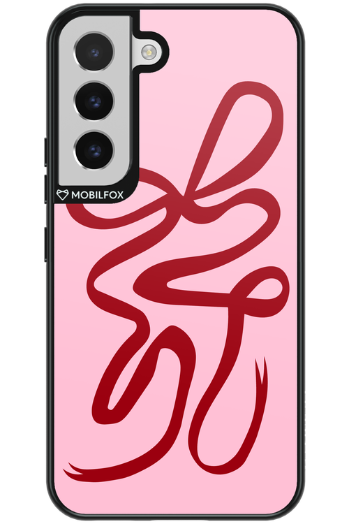 Burgundy Bow - Samsung Galaxy S22