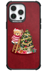 Christmas Bear (Burgundy) - Apple iPhone 14 Pro Max