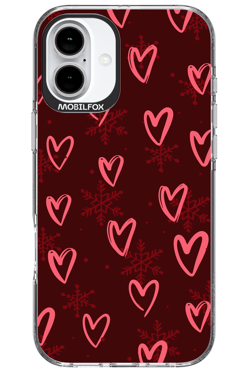 Christmas Hearts - Apple iPhone 16 Plus