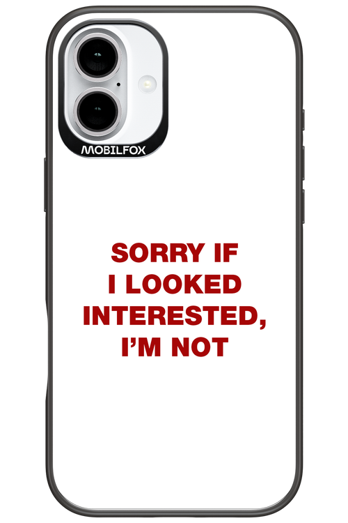 I'm not - Apple iPhone 16 Plus