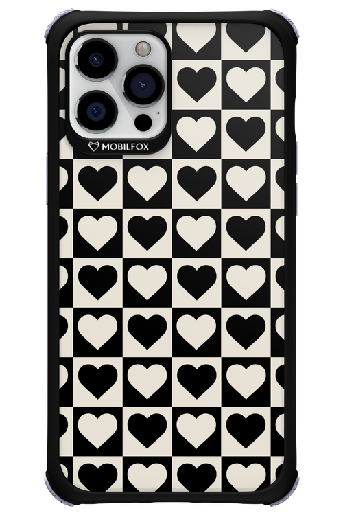 Checkered Heart - Apple iPhone 12 Pro Max