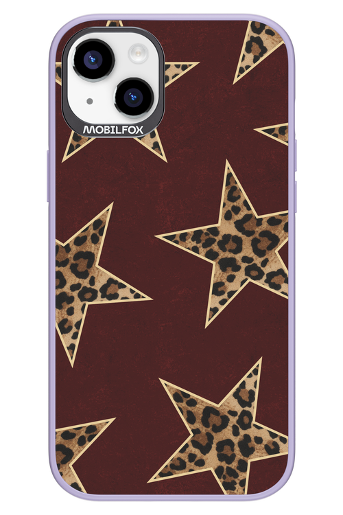 Wild Stars Burgundy - Apple iPhone 14 Plus