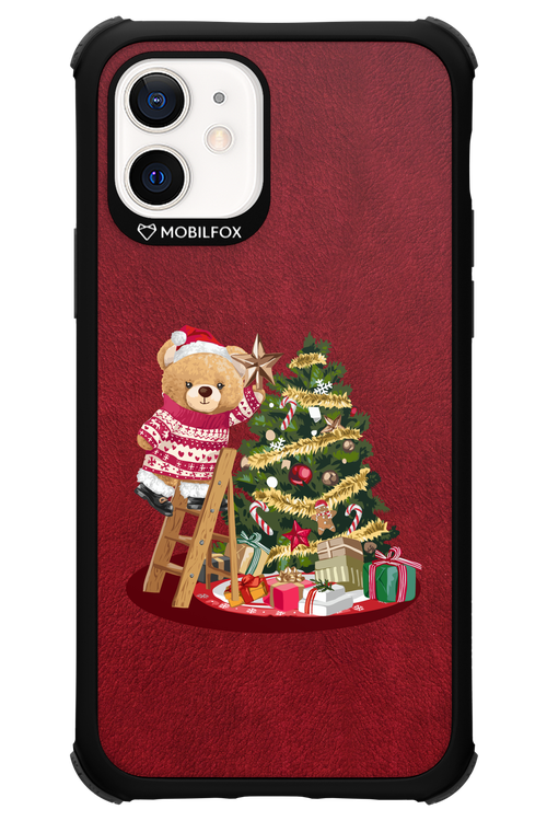 Christmas Bear (Burgundy) - Apple iPhone 12
