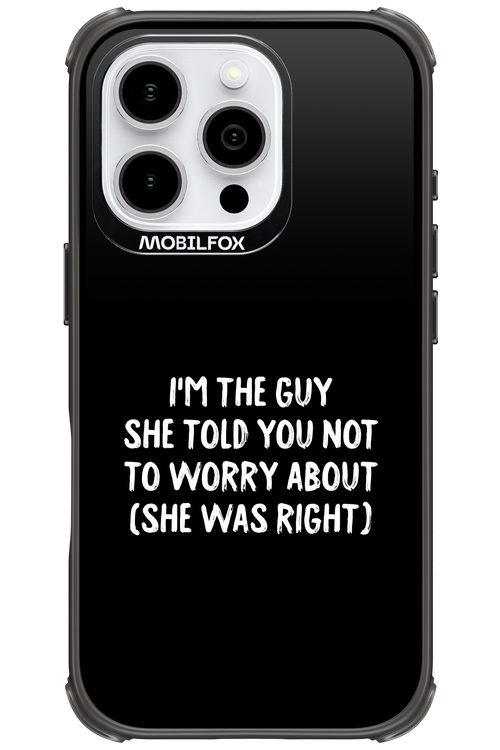 She was right 2.0 - Apple iPhone 16 Pro