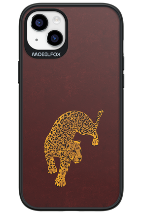 Burgundy Leopard - Apple iPhone 14 Plus