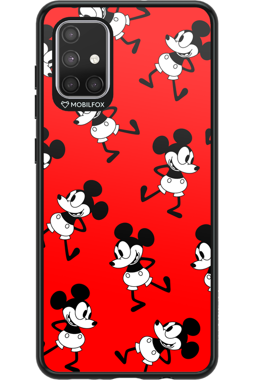 Iconic Mouse (red pattern) - Samsung Galaxy A71