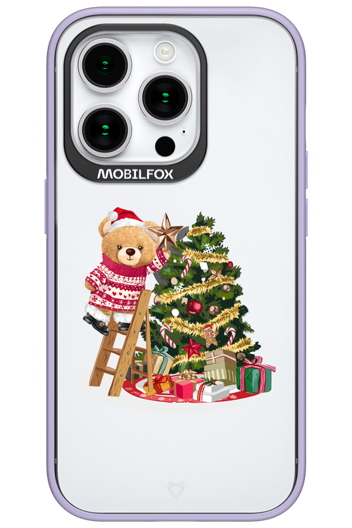 Christmas Bear (Transparent) - Apple iPhone 15 Pro